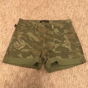 Rock & Republic green camo shorts